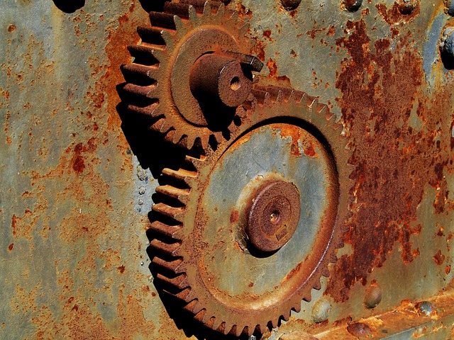 corroded gears